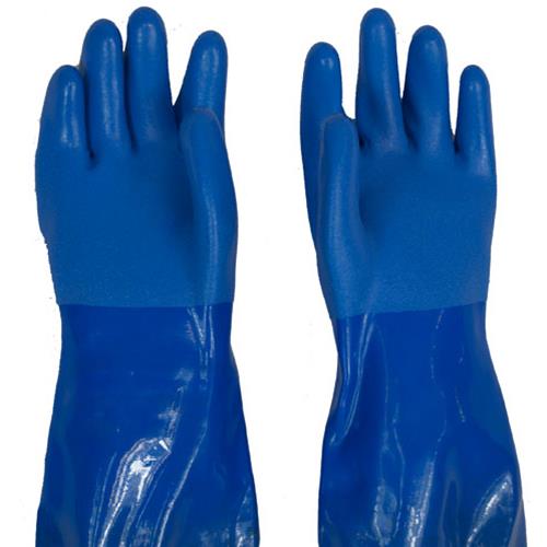 Dry Glove in PVC Blu